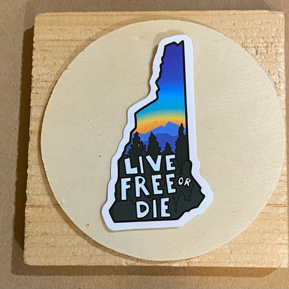 🌈20/$5🌈 Live Free or Die Sticker